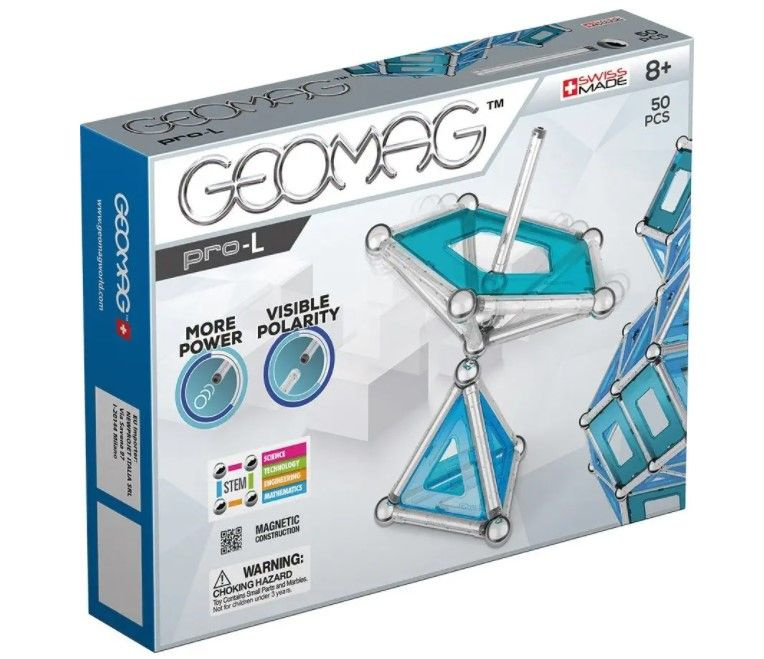 Geomag Pro-L (50 dílků) - hra z kategorie Stavebnice