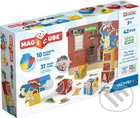 Stavebice Magicube Three Little Pigs 42 pcs - hra z kategorie Stavebnice