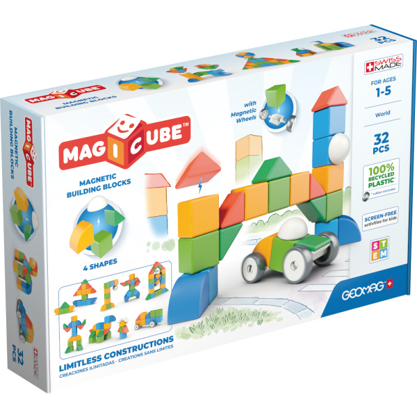 GEOMAG Magicube Shapes 32 dílků