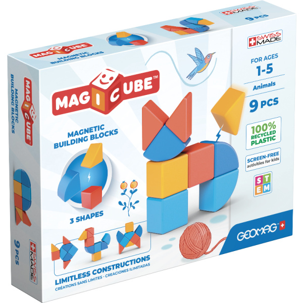 Geomag Magicube Shapes (9 dílků) - hra z kategorie Stavebnice