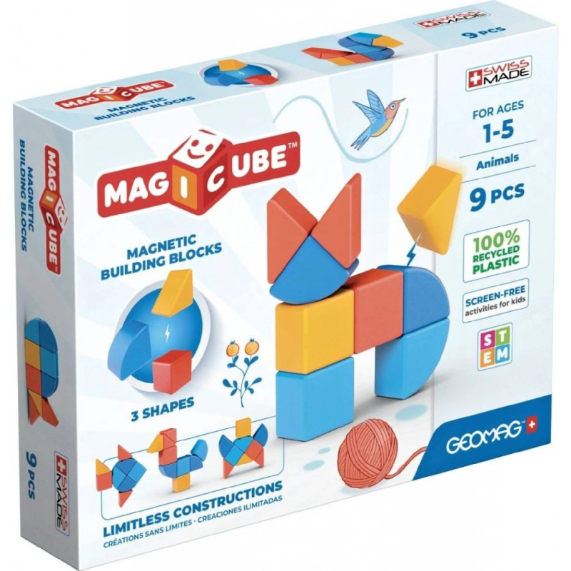 Geomag Magicube Shapes (9 dílků) - hra z kategorie Stavebnice