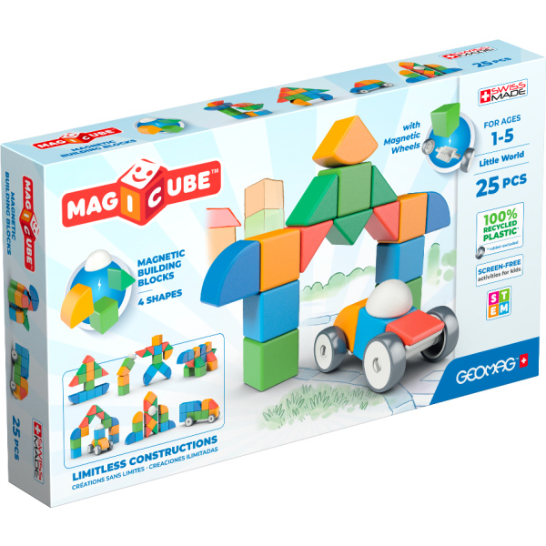 Geomag Magicube Shapes (25 dílků) - hra z kategorie Stavebnice