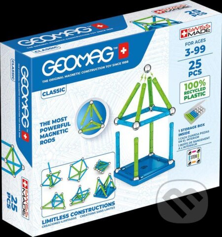 Geomag Classic 25 dílků - hra z kategorie Stavebnice