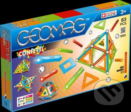 Geomag Confetti 83 dílků - hra z kategorie Stavebnice