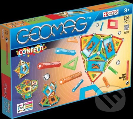 Geomag Confetti 114 dílků - hra z kategorie Stavebnice