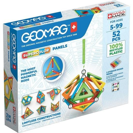 Stavebnice Geomag Supercolor panels 52 pcs - hra z kategorie Stavebnice
