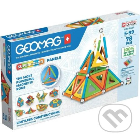 Geomag Supercolor - Panels (78 dílků) - hra z kategorie Stavebnice