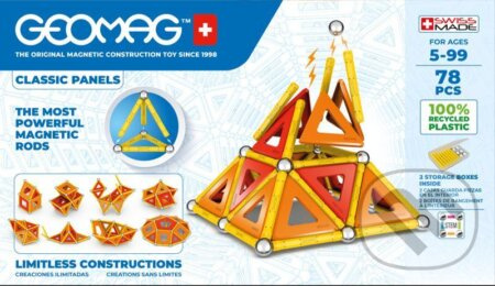Geomag Classic Panels 78 dílků - hra z kategorie Stavebnice
