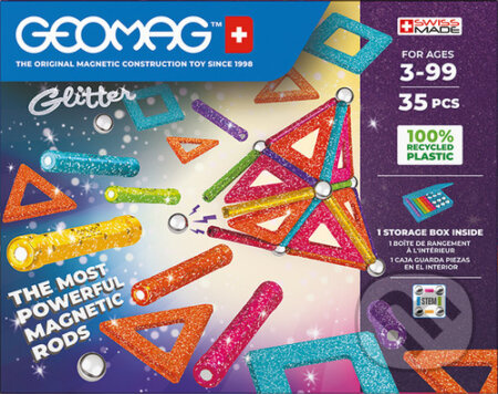 Stavebnice Geomag Glitter 35 ks - hra z kategorie Stavebnice