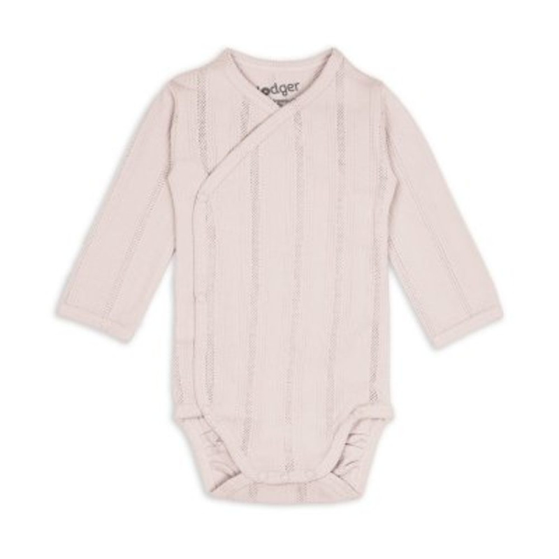 LODGER Body s dlouhým rukávem Pointelle Powder vel. 68