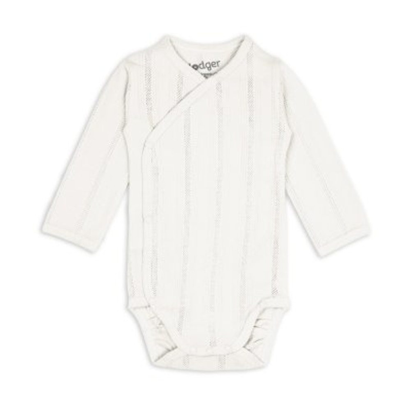 LODGER Body s dlouhým rukávem Pointelle Cream vel. 68