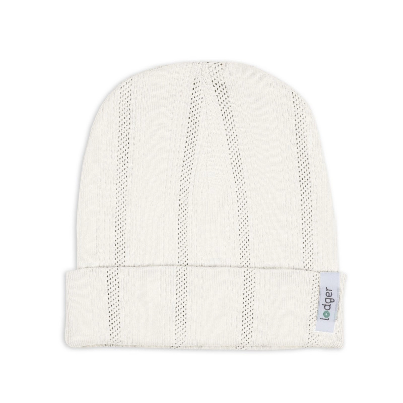 LODGER Čepička Pointelle Cream vel. 0 - 6 měsíců