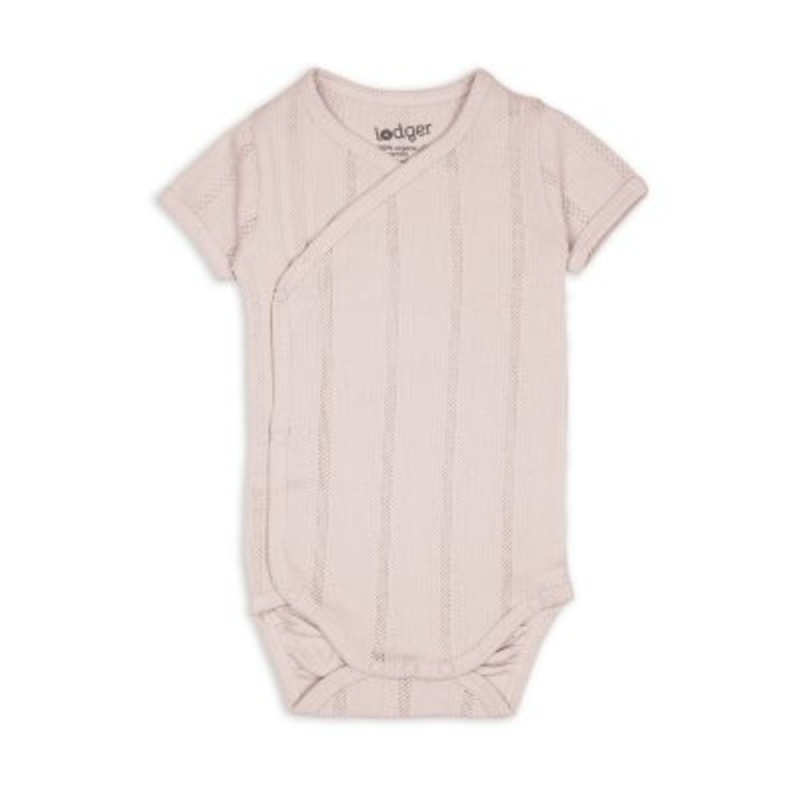 LODGER Body s krátkým rukávem Pointelle Powder vel. 62