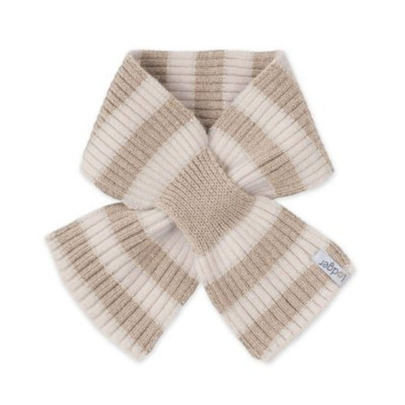 Lodger dětská merino šála Stripe béžová