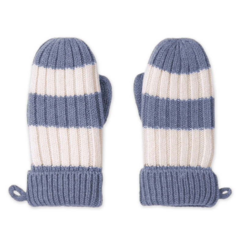 Lodger merino rukavice Stripe Stone vel. 1–2 roky