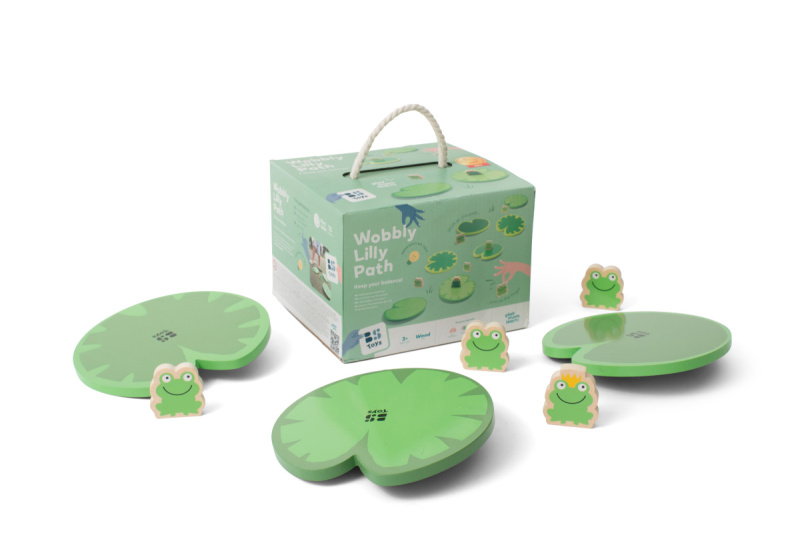 BS Toys balanční chodníček lekníny