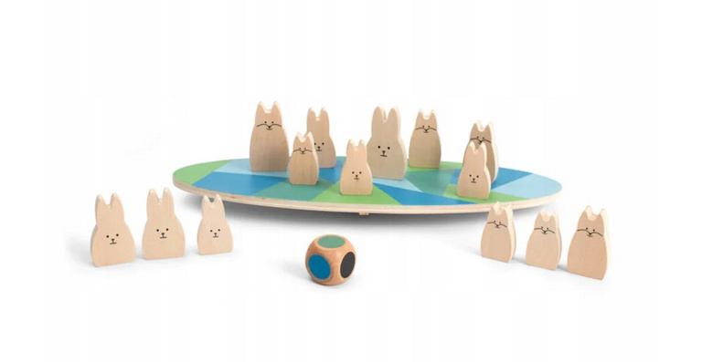 BS Toys balanční hra králíci