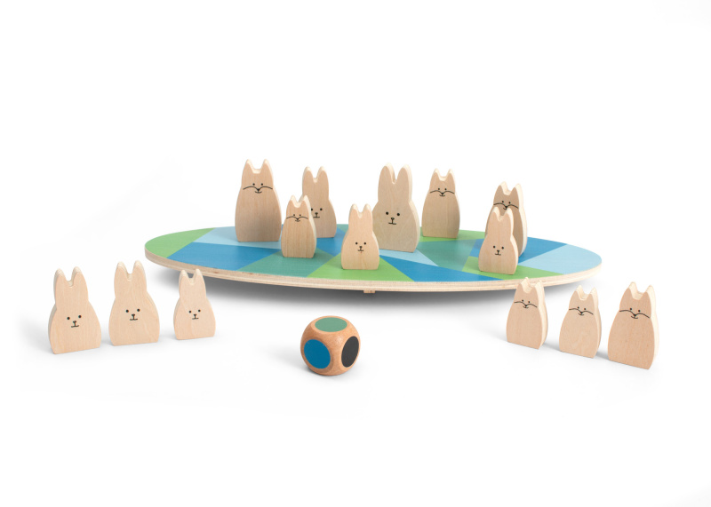BS Toys balanční hra králíci