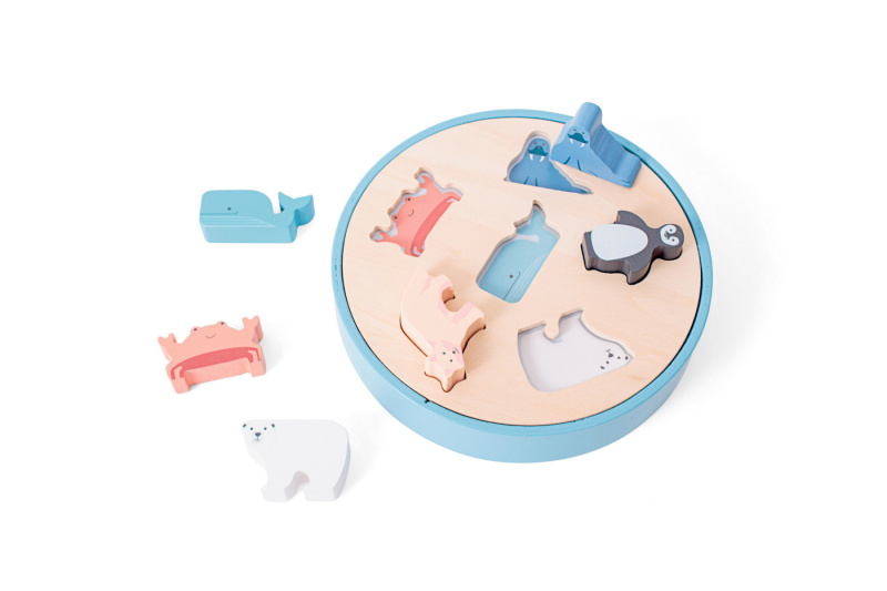 BS Toys obrysové puzzle