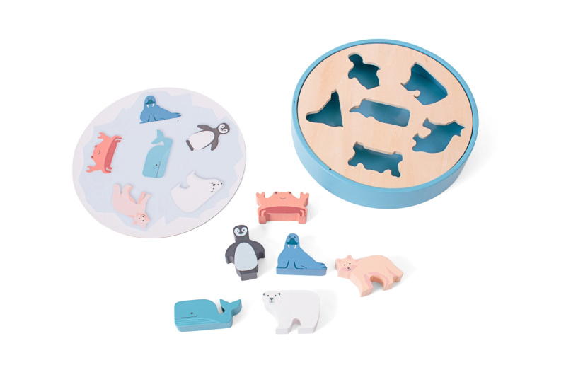 BS Toys obrysové puzzle