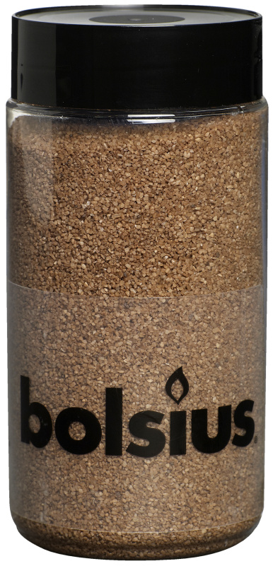 BOLSIUS Dekorační písek taupe 0,1mm, 550g