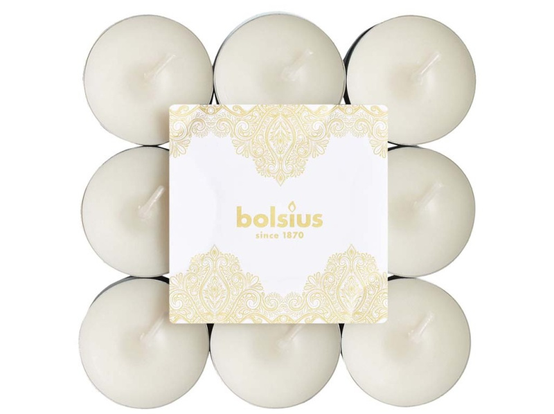 Bolsius - čajová svíčka - vanilka, 18 ks