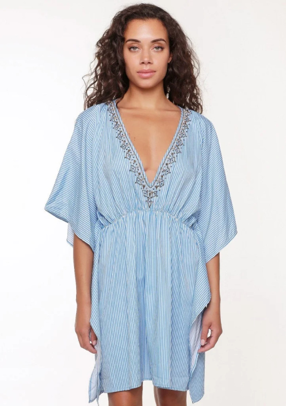 Dámská tunika LingaDore 6508P-1 Sv. modrá L/XL