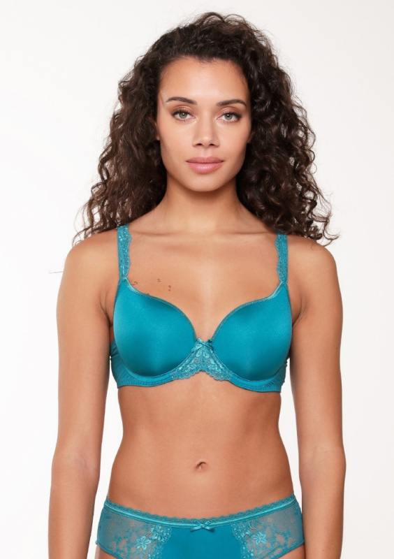Dámská podprsenka LingaDore 1400-1 Barva: Tyrkysová, Velikost: 90D