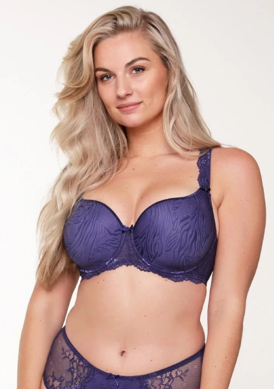 Dámská podprsenka LingaDore 1400-1A Barva: Modrá, Velikost: 80D