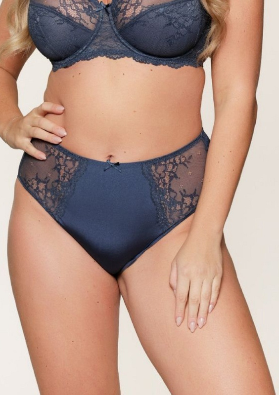 Dámské kalhotky LingaDore 1400B-1 Barva: Modrá, Velikost: L