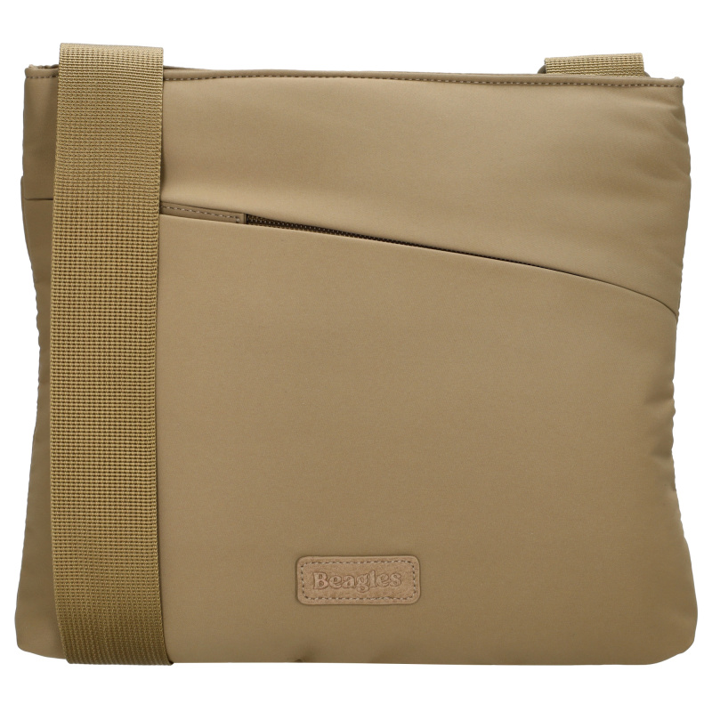 Stylová taška na rameno Beagles Calvia - 26,50 cm - taupe