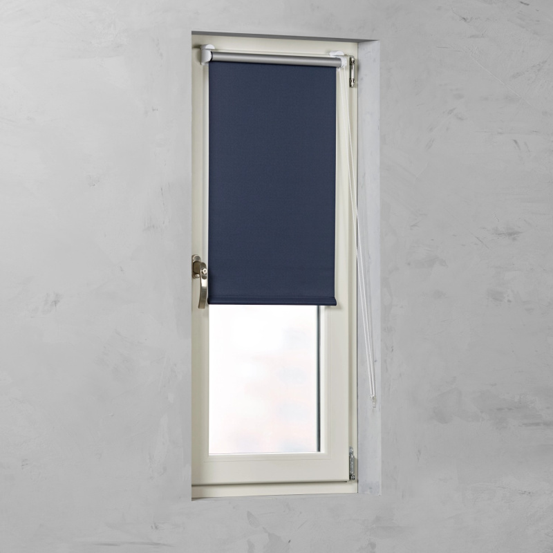 Cocoon Blackout roleta Easy Fix tmavě modrá pr. 16 mm, 90 x 210 cm