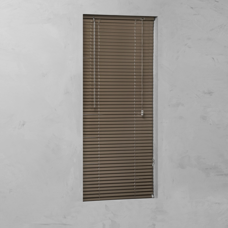 Hliníková žaluzie Venetian moka 25 mm, 120 x 175 cm