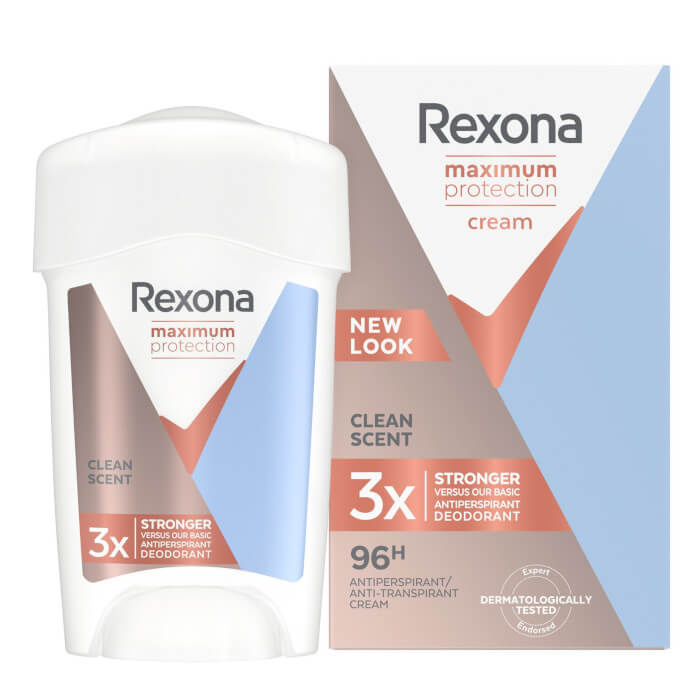 Rexona Maximum Protection Clean Scent krémový antiperspirant proti nadměrnému pocení 45 ml