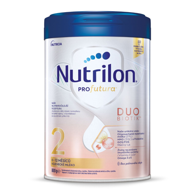 NUTRILON 2 Profutura Duobiotik Pokračovací mléko od 6-12 měsíců 800 g