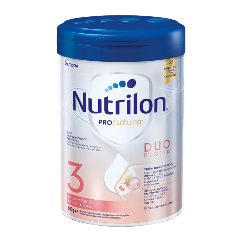 NUTRILON 3 Profutura Duobiotik Batolecí mléko od 12-24 měsíců 800 g