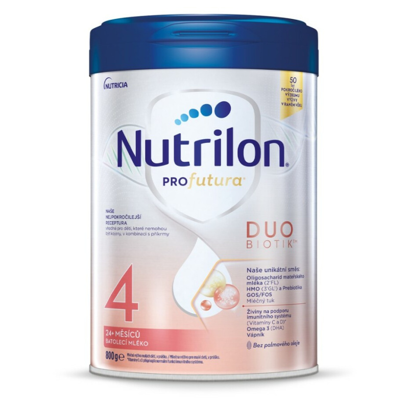 NUTRILON 4 Profutura Duobiotic Batolecí mléko od ukončeného 24. měsíce 800 g
