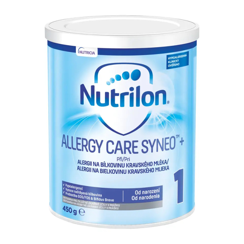 NUTRILON 1 ALLERGY CARE SYNEO + Prášek pro perorální roztok 1X450G