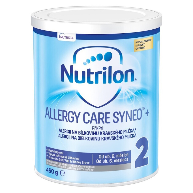 NUTRILON 2 ALLERGY CARE SYNEO + Prášek pro perorální roztok 1X450G