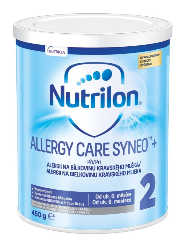 NUTRILON 2 ALLERGY CARE SYNEO + Prášek pro perorální roztok 1X450G