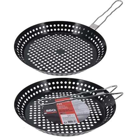 Pánev s držadlem BBQ 1 ks
