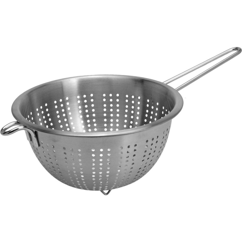 EH Excellent Houseware Kinekus Cedník nerezový 21cm s rukojetí pevný KLC KIN64301356 stříbrná