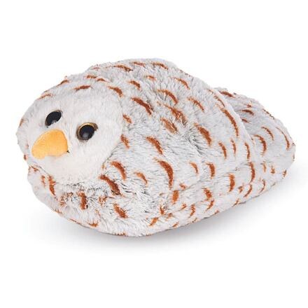 Cozy Noxxiez CS914 Sněžná sova - hřejivý plyšový pantofel