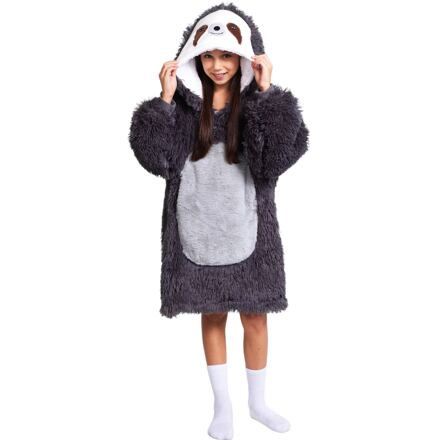 Cozy Noxxiez CH322 Lenochod - hřejivá televizní mikinová deka s kapucí pro děti 7 - 12 let