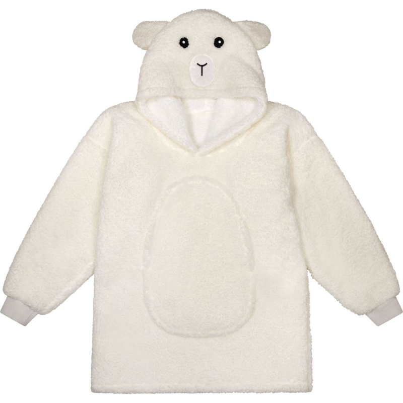 Cozy Noxxiez CH330 Ovečka - hřejivá televizní mikinová deka s kapucí pro děti 7 - 12 let