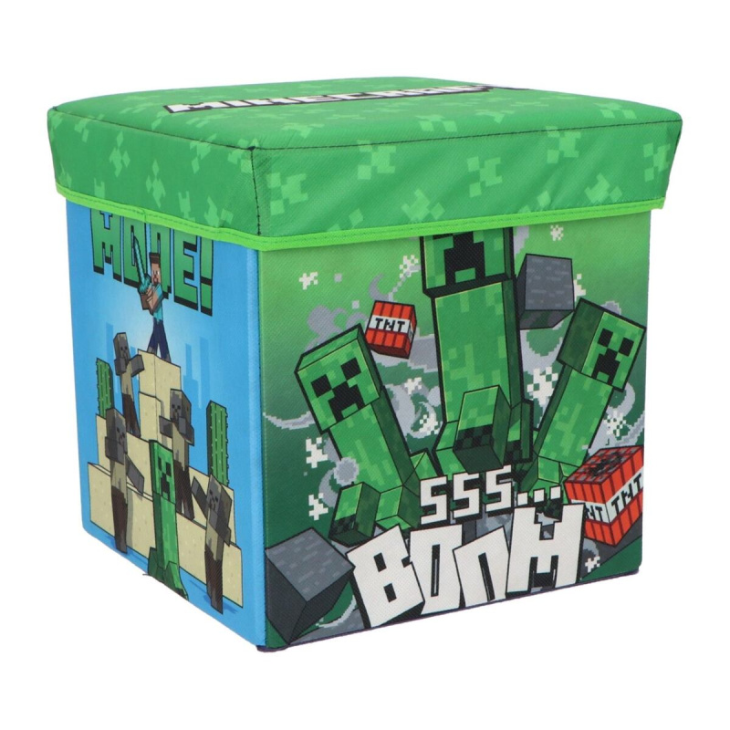 Skládací úložný box a taburet COZY NOXXIEZ Minecraft