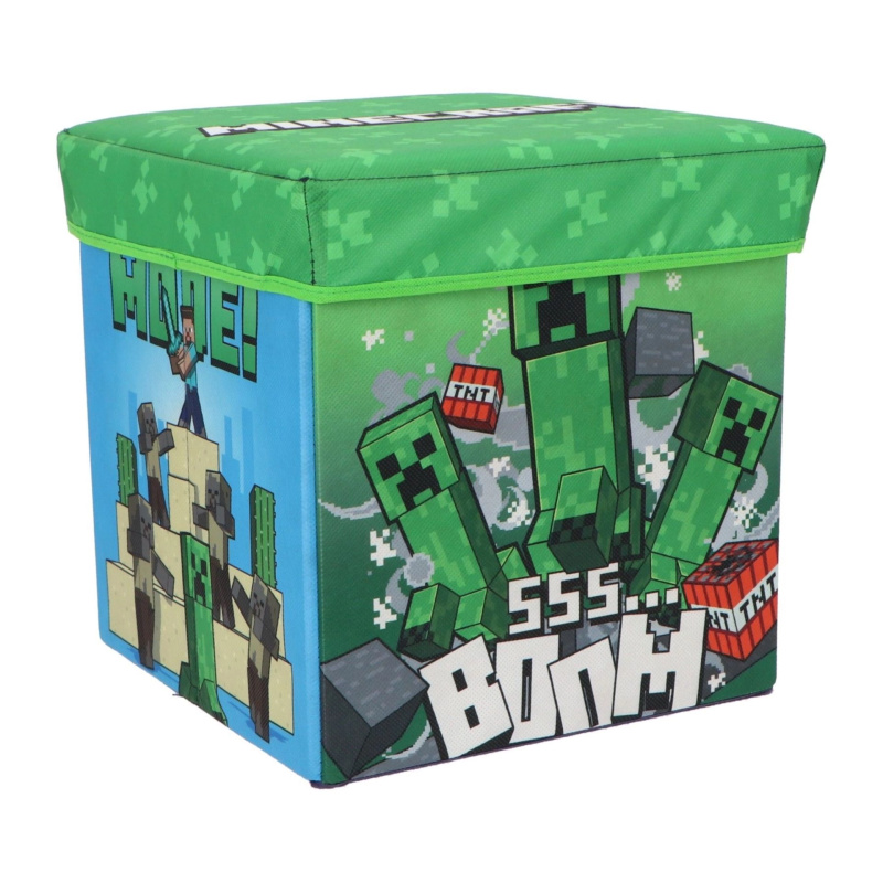 Skládací úložný box a taburet COZY NOXXIEZ Minecraft