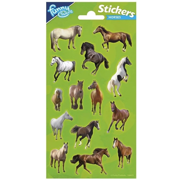 Samolepky 10x20cm Koně č.2