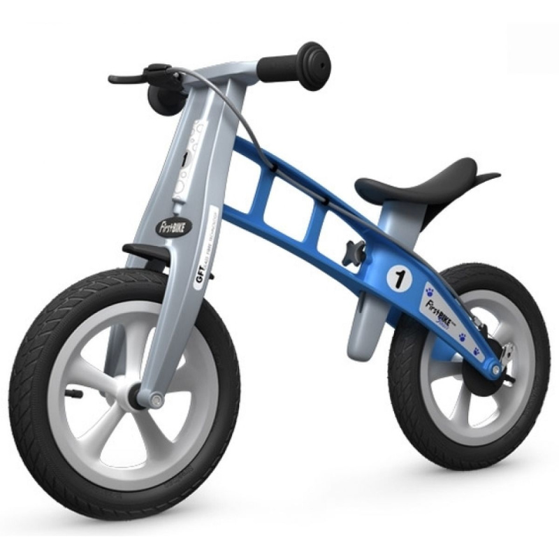 First BIKE Odrážedlo Street light blue s brzdou