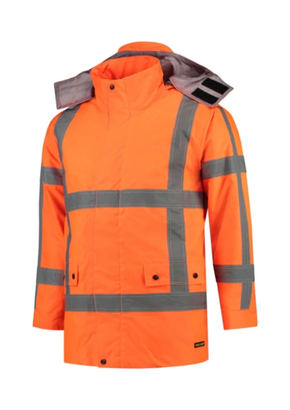 RWS Parka pracovní bunda unisex fluorescenční oranžová L